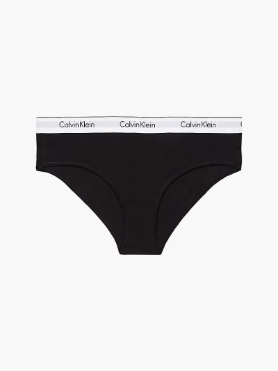 Calvin Klein Ruhák HU430234 | Calvin Klein Modern Cotton Plus Size Női Csípő Bugyi Fekete